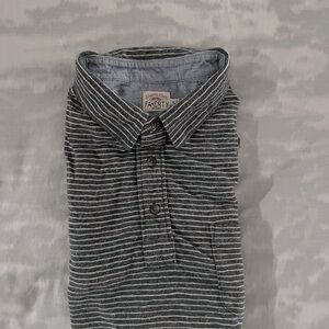 Men’s Faherty Long Sleeve brushed cotton polo